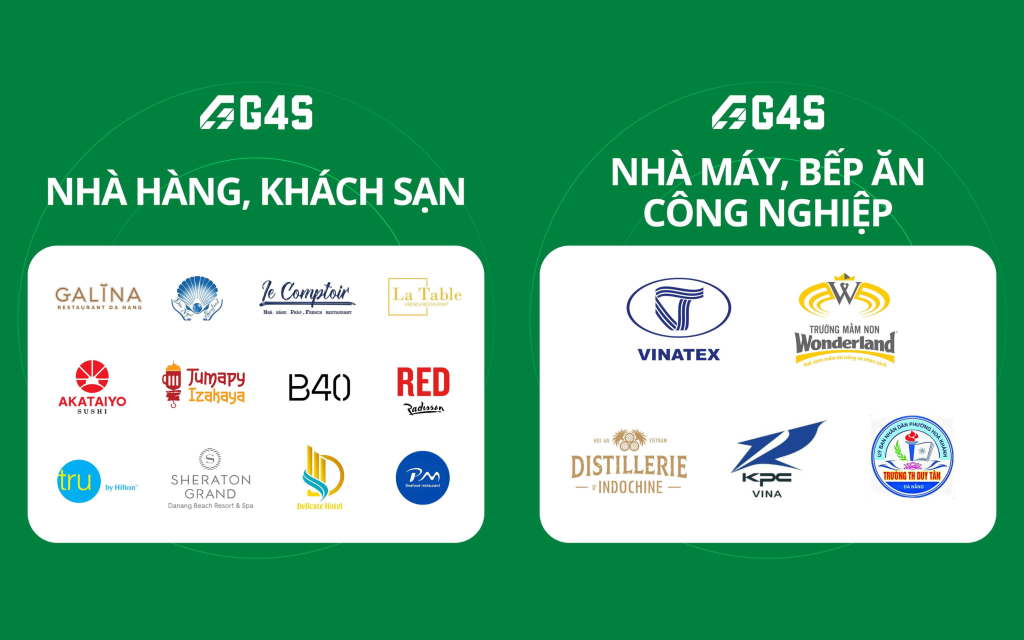 G4S cung cấp hệ thống LPG cho các nhà hàng, khách sạn, bếp ăn công nghiệp tại Đà Nẵng